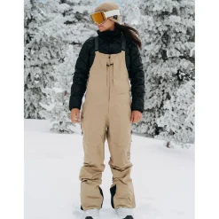 Burton AK Helium Hooded Stretch Jacket  + Kimmy Bib Pants - Women's 2024-Women Snow Clothing|Jacket & Pant Sets