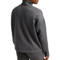 Burton Amora Waffle Mock Neck Sweater - Women's-Women Casual Clothing|Sweaters