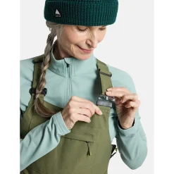 Burton Avalon Stretch Short Bibs - Women's-Women Short|Snow Clothing
