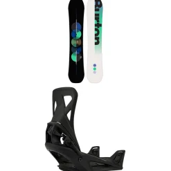 Burton Custom Flying V Snowboard + Step On Snowboard Bindings 2025- Step On Packages|Snowboard Packages