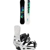 Burton Custom Flying V Snowboard + Cartel Snowboard Bindings 2025- Snowboards With Bindings|Snowboard Packages