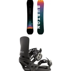 Burton Custom X Snowboard + Cartel X EST Snowboard Bindings 2025- Snowboards With Bindings|Snowboard Packages