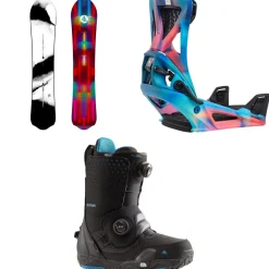 Burton Family Tree Alekesam Snowboard + Step On Genesis Snowboard Bindings  + Photon Step On Wide Snowboard Boots 2025- Step On Packages|Snowboard Packages