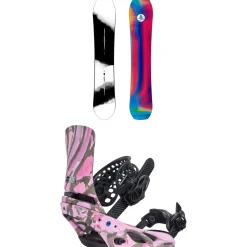 Burton Family Tree Hometown Hero Snowboard + Lexa X Snowboard Bindings - Women's 2025- Snowboards With Bindings|Snowboard Packages