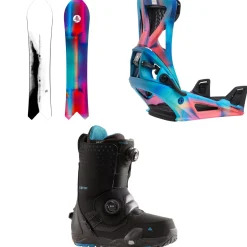Burton Family Tree Short Stop Snowboard + Step On Genesis Snowboard Bindings  + Photon Step On Snowboard Boots 2025- Step On Packages|Snowboard Packages