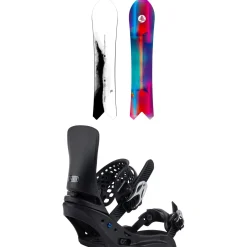 Burton Family Tree Short Stop Snowboard + Lexa X EST Snowboard Bindings - Women's 2025- Snowboards With Bindings|Snowboard Packages