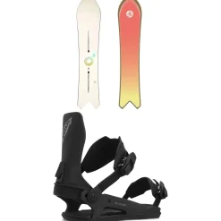 Burton Family Tree Short Stop Snowboard + C-6 Snowboard Bindings 2024- Snowboards With Bindings|Snowboard Packages