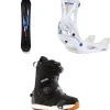Burton Feelgood Flying V Snowboard + Step On Escapade Snowboard Bindings + Felix Step On Snowboard Boots - Women's 2025- Step On Packages|Snowboard Packages