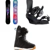 Burton Feelgood Snowboard + Lexa EST Snowboard Bindings + Felix Boa Snowboard Boots - Women's 2025- Snowboards, Bindings & Boots|Snowboard Packages