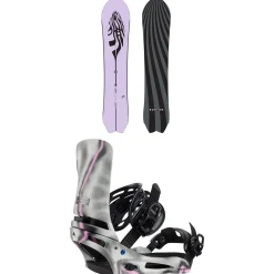 Burton Fish 3D Snowboard + Cartel X Snowboard Bindings 2025- Snowboards With Bindings|Snowboard Packages