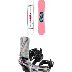 Burton Free Thinker Snowboard + Cartel X Snowboard Bindings 2025- Snowboards With Bindings|Snowboard Packages