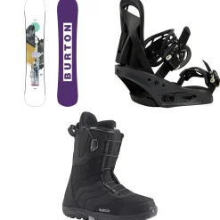 Burton Hideaway Snowboard + Citizen Snowboard Bindings + Mint Snowboard Boots - Women's 2025- Snowboards, Bindings & Boots|Snowboard Packages