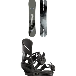 Burton Instigator Flat Top Snowboard + Mission Snowboard Bindings 2025- Snowboards With Bindings|Snowboard Packages