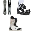 Burton Instigator Flat Top Snowboard + Freestyle Snowboard Bindings + Moto Boa Snowboard Boots 2025- Snowboards, Bindings & Boots|Snowboard Packages