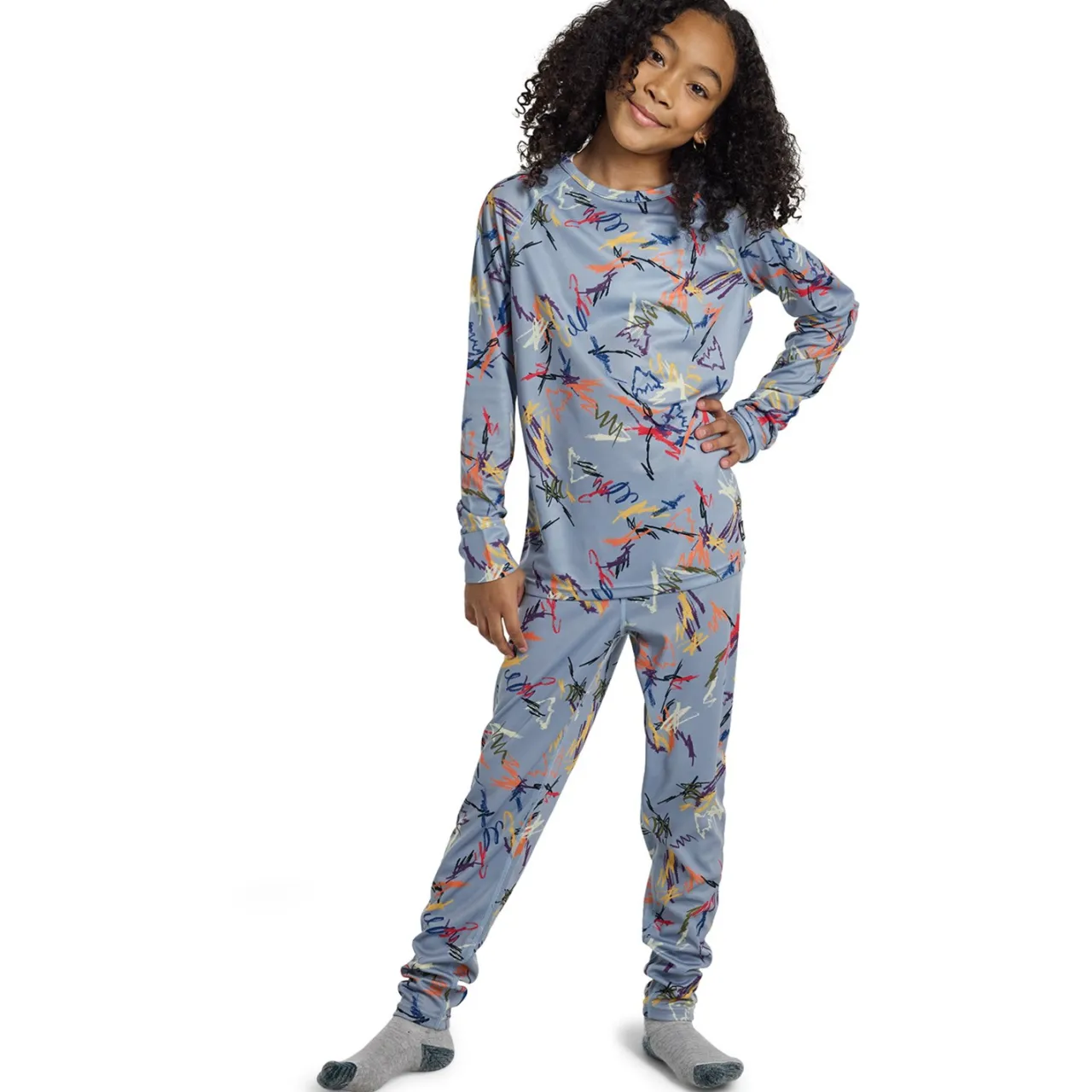 Burton Lightweight Base Layer Set - Kids'-Kids Girls Snow Clothing|Boys Snow Clothing