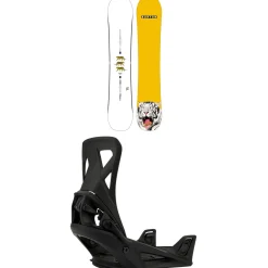 Burton Process Flying V Snowboard + Step On Snowboard Bindings 2025- Step On Packages|Snowboard Packages