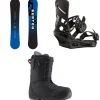 Burton Ripcord Snowboard + Mission Snowboard Bindings + Ruler Snowboard Boots 2025- Snowboards, Bindings & Boots|Snowboard Packages