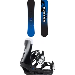 Burton Ripcord Snowboard + Freestyle Snowboard Bindings 2025- Snowboards With Bindings|Snowboard Packages