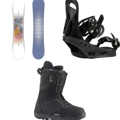 Burton Stylus Snowboard + Citizen Snowboard Bindings + Mint Snowboard Boots - Women's 2025- Snowboards, Bindings & Boots|Snowboard Packages