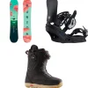 Burton Yeasayer Snowboard + Lexa EST Snowboard Bindings + Limelight Boa Snowboard Boots - Women's 2025- Snowboards, Bindings & Boots|Snowboard Packages