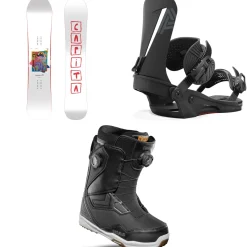 CAPiTA Aeronaut Snowboard + Union Atlas Snowboard Bindings + thirtytwo TM-2 Double Boa Snowboard Boots 2025- Snowboard Packages