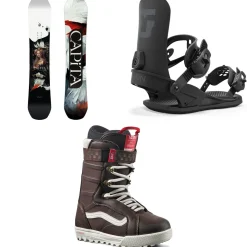 CAPiTA Birds Of A Feather Snowboard + Union Legacy Snowboard Bindings + Vans Hi-Standard Pro Snowboard Boots - Women's 2025- Snowboards, Bindings & Boots|Snowboard Packages