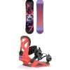 CAPiTA Jess Kimura Mini Snowboard + Union Cadet Snowboard Bindings - Kids' 2025-Kids Kids Snowboard Packages|Snowboard Packages