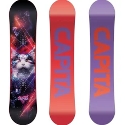 CAPiTA Jess Kimura Mini Snowboard + Union Cadet Snowboard Bindings - Kids' 2025-Kids Kids Snowboard Packages|Snowboard Packages