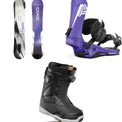 CAPiTA Mercury Snowboard + Union Atlas Snowboard Bindings + thirtytwo TM-2 Double Boa Snowboard Boots 2025- Snowboard Packages