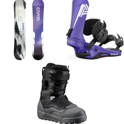 CAPiTA Mercury Snowboard + Union Atlas Snowboard Bindings + Vans Infuse Snowboard Boots 2025- Snowboards, Bindings & Boots|Snowboard Packages