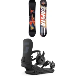CAPiTA Outerspace Living Snowboard + Union Strata Snowboard Bindings 2025- Snowboards With Bindings|Snowboard Packages