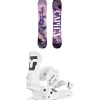 CAPiTA Paradise Snowboard + Union Trilogy Classic Snowboard Bindings - Women's 2025- Snowboards With Bindings|Snowboard Packages