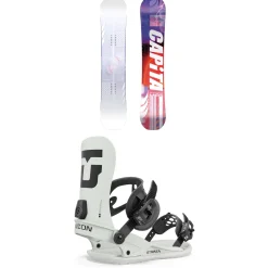 CAPiTA Pathfinder Camber Snowboard + Union Strata Snowboard Bindings 2025- Snowboards With Bindings|Snowboard Packages