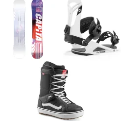 CAPiTA Pathfinder Camber Snowboard + Union Flite Pro Snowboard Bindings + Vans Hi Standard OG Snowboard Boots 2025- Snowboards, Bindings & Boots|Snowboard Packages