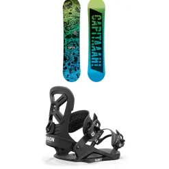 CAPiTA Scott Stevens Mini Snowboard + Union Cadet Snowboard Bindings - Kids' 2025-Kids Kids Snowboard Packages|Snowboard Packages