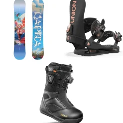 CAPiTA Space Metal Fantasy Snowboard + Union Juliet Snowboard Bindings + thirtytwo STW Double Boa Snowboard Boots - Women's 2025- Snowboard Packages
