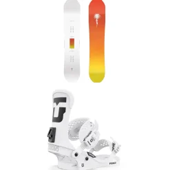 CAPiTA Spring Break Powder Racer Snowboard + Union Force Classic Snowboard Bindings 2025- Snowboards With Bindings|Snowboard Packages
