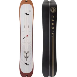 Cardiff Crane Enduro Splitboard + Spark R&D Summit Skins Splitboard Skins 2025- Splitboard Packages|Backcountry Snowboarding