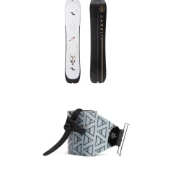 Cardiff Crane Pro Carbon Splitboard + evo x Pomoca Pro Glide Splitboard Skins 2025- Splitboard Packages|Backcountry Snowboarding