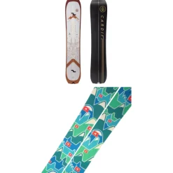 Cardiff Goat Enduro Splitboard + Spark R&D Summit Skins Splitboard Skins 2025- Splitboard Packages|Backcountry Snowboarding
