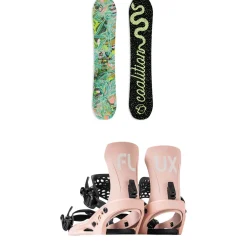 Coalition Snow Myth Snowboard + Flux EM Snowboard Bindings - Women's 2025- Snowboards With Bindings|Snowboard Packages