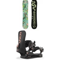 Coalition Snow Myth Snowboard + Union Juliet Snowboard Bindings - Women's 2025- Snowboards With Bindings|Snowboard Packages