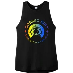 Cosmic Dirt Pride Edition Singletrack For All Tech Tank-Women Shirts & Jerseys|Men's Bike Clothing