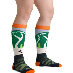 Darn Tough Pow Cow Midweight OTC Socks - Kids'-Kids Ski Socks|Socks