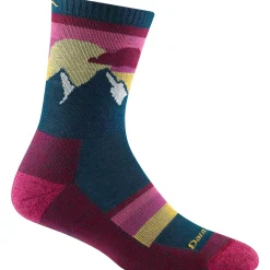 Darn Tough Sunset Ledge Micro Lightweight Cushion Crew Socks - Women's-Women Active Clothing
