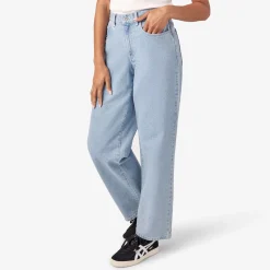 Dickies Herndon Denim Regular Pants - Women's-Women Casual Clothing|Jeans & Pants
