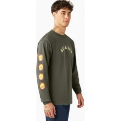 Dickies X Spitfire Long-Sleeve T-Shirt - Men's- Casual Clothing|T-Shirts