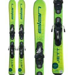 Elan Jett Skis + EL 7.5 GW Bindings - Kids' 2025-Kids Skis|Kids Ski Packages