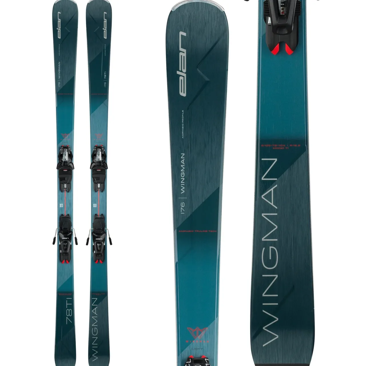 Elan Wingman 78 Ti Skis + PS ELS 11.0 GW Bindings 2025- Skis With Bindings|Ski Packages