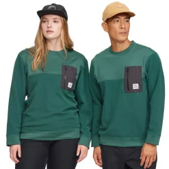 evo Fleece Crew Sweatshirt - Unisex-Women Casual Clothing|Snow Clothing